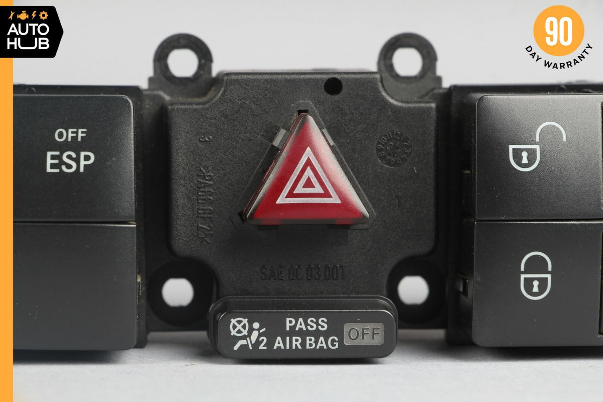 05-09 Mercedes W209 CLK350 CLK500 Center Dashboard Control Switch 2038700510 OEM - photo 5