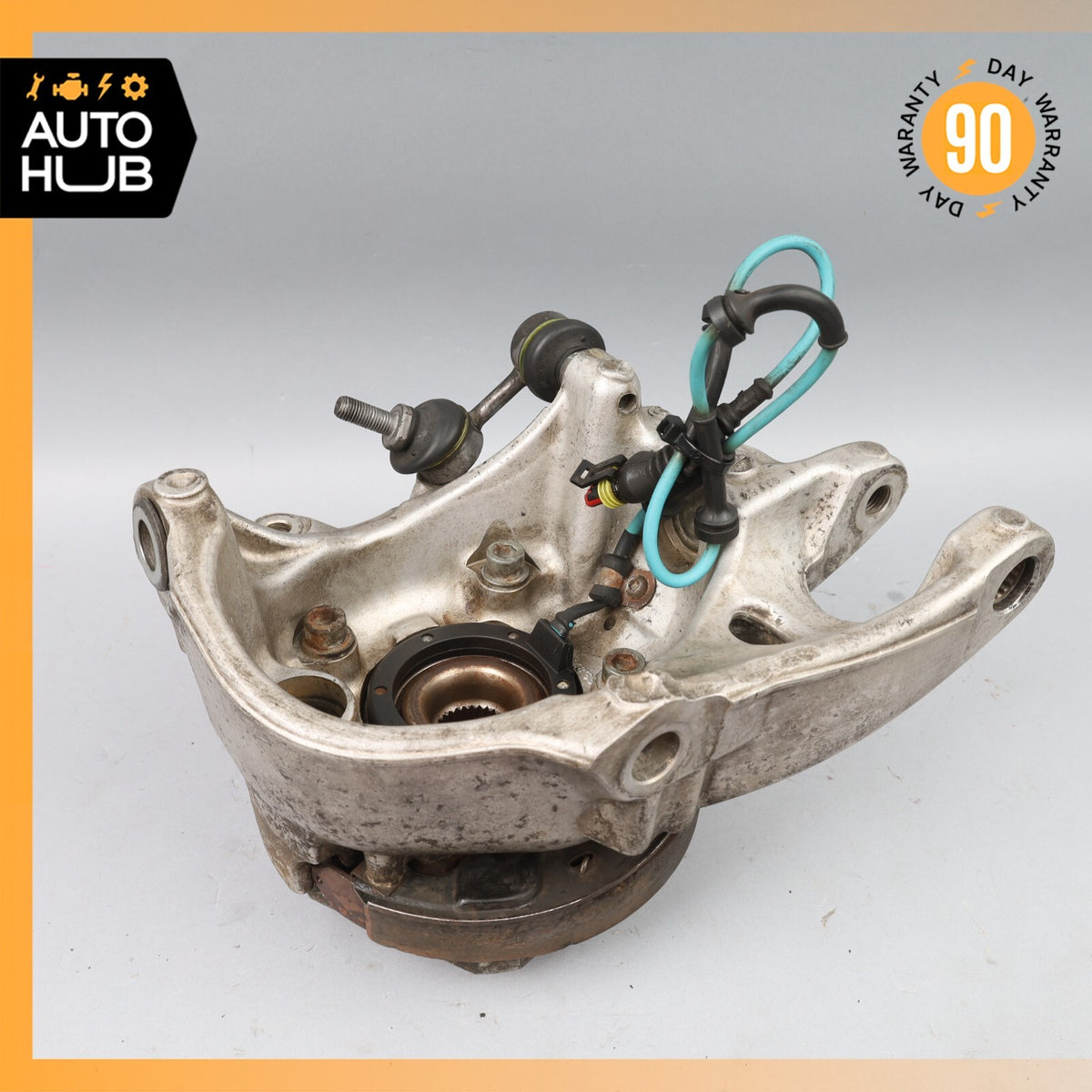 06-10 Maserati GranTurismo M145 Rear Left Side Spindle Knuckle Hub OEM - photo 15