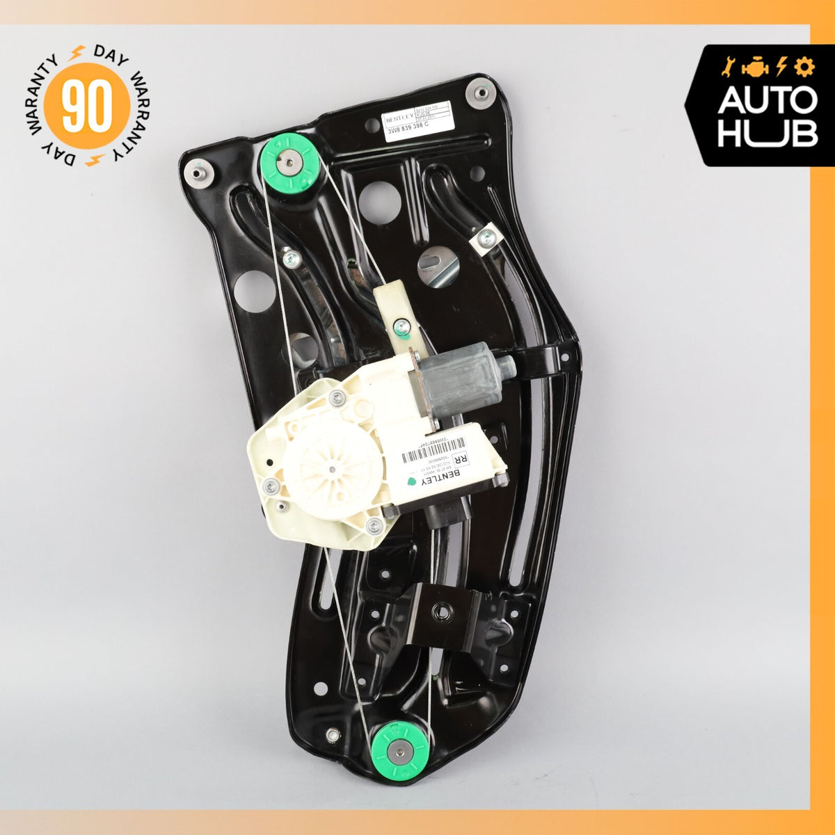 12-17 Bentley Continental GT Rear Right Side Quarter Window Regulator Motor OEM - photo 5