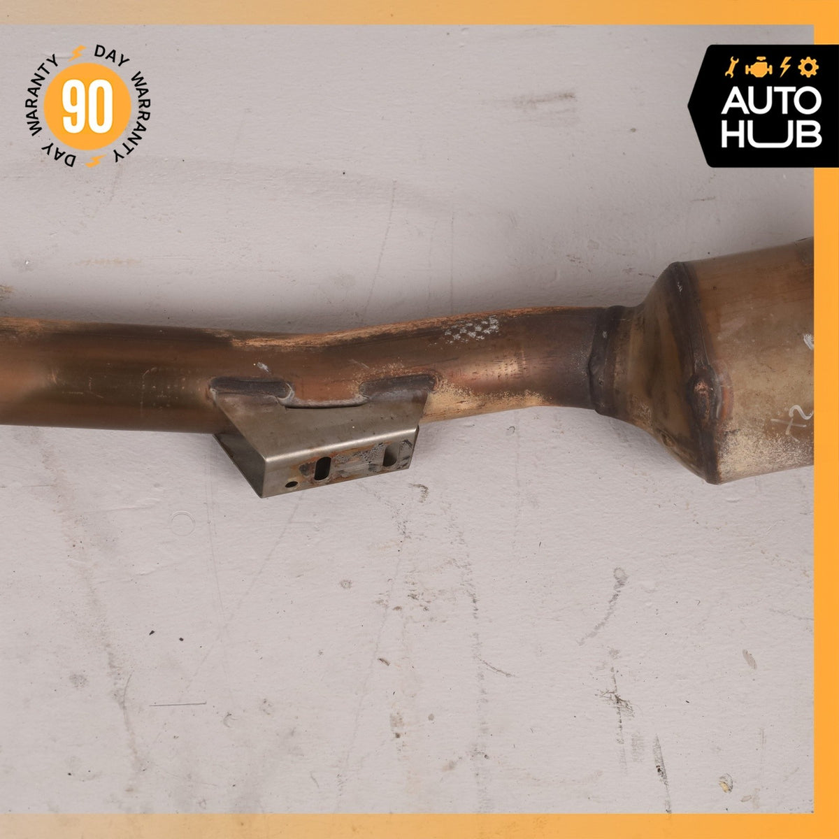 07-11 Mercedes W221 S550 RWD Engine Exhaust Downpipe Resonator Set OEM - photo 4