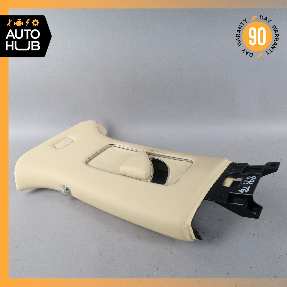 14-18 Bentley Flying Spur Left Upper B-Pillar Cover Panel Trim Beige OEM 40k - photo 11