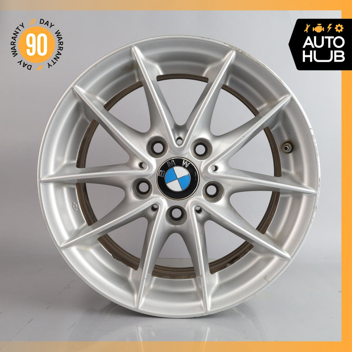 BMW E88 128i 135i 7 x 16 16" Style 360 Wheel Rim Silver 36116795207 OEM - photo 1
