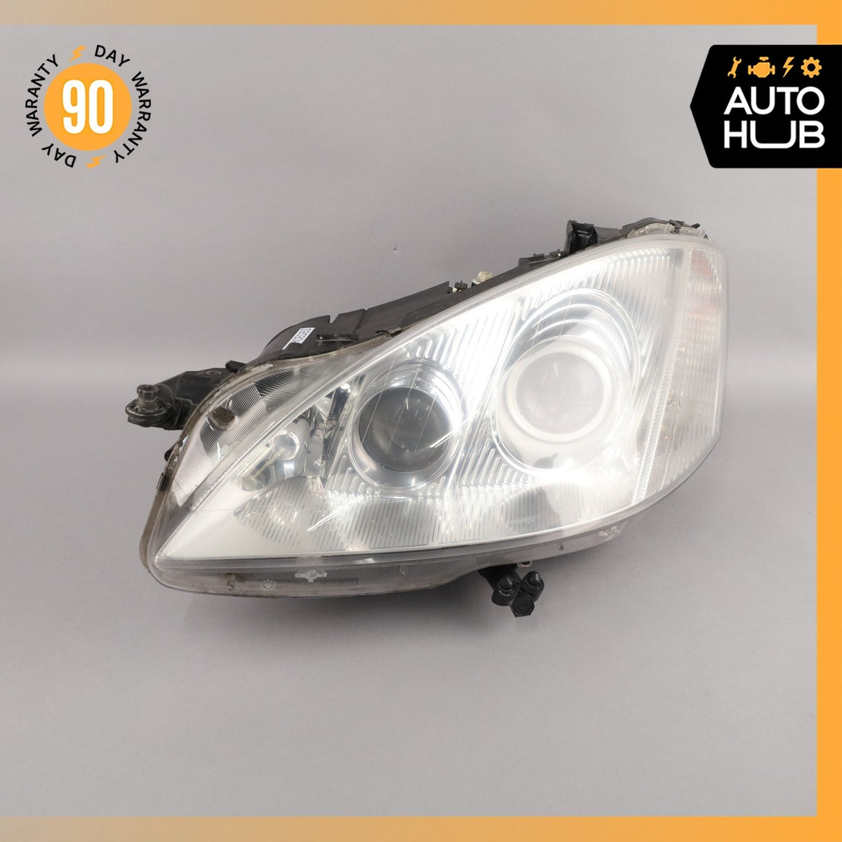 07-09 Mercedes W221 S550 S63 AMG Left Headlight Lamp Bi Xenon w/Night Vision OEM - photo 3