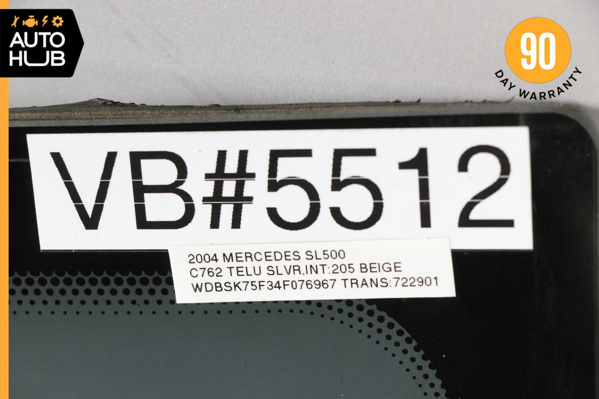 03-04 Mercedes R230 SL500 SL55 AMG Front Windshield Glass Wind Shield OEM - photo 12