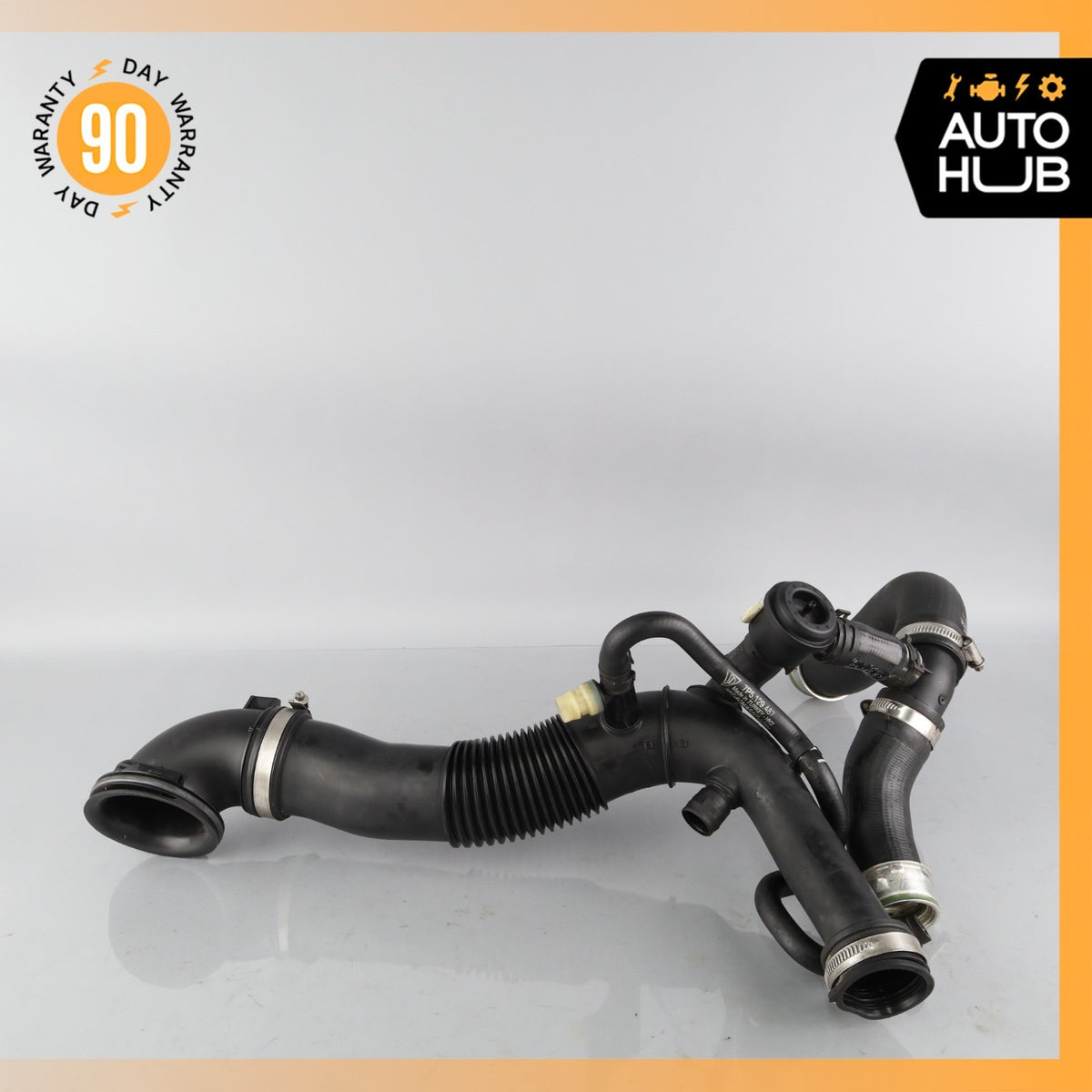 Porsche Cayenne 958 3.6L Left Radiator Intercooler Coolant Hose Set OEM - photo 1