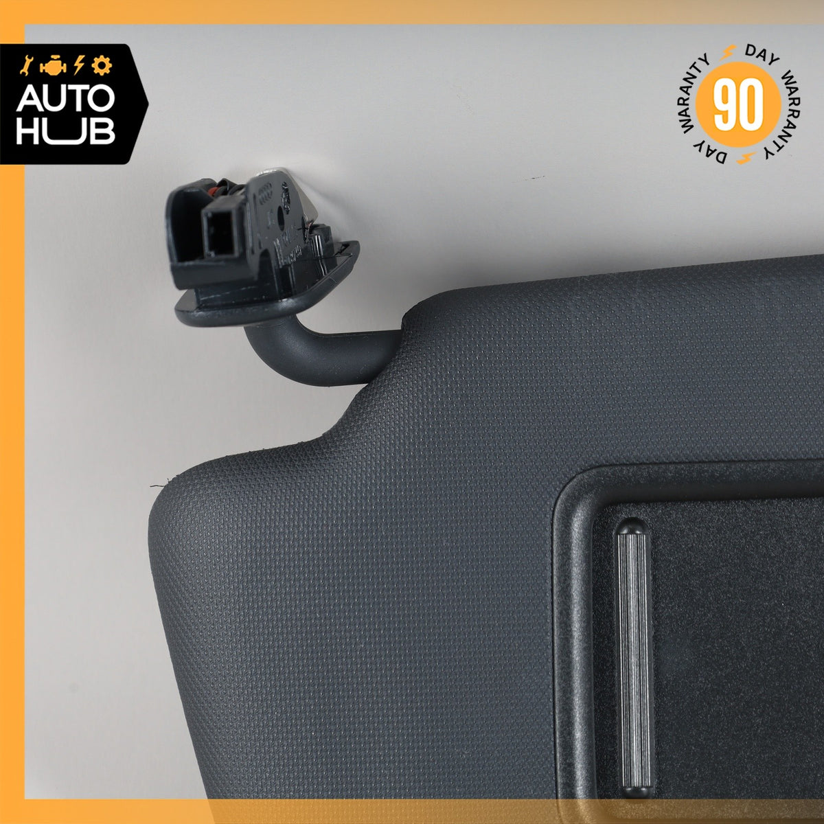 16-18 Audi 8V A3 E-Tron Left Side Sunvisor Sun Visor Black OEM - photo 9
