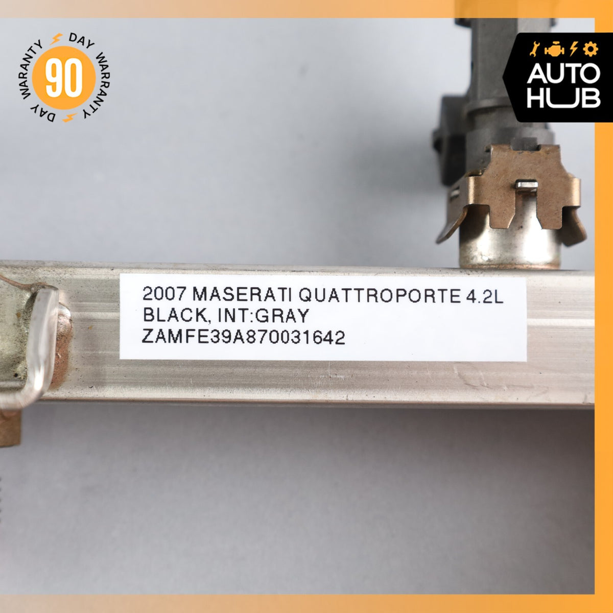 Maserati Quattroporte Fuel Injection Rail Line w/ Injectors Left Side OEM - photo 9