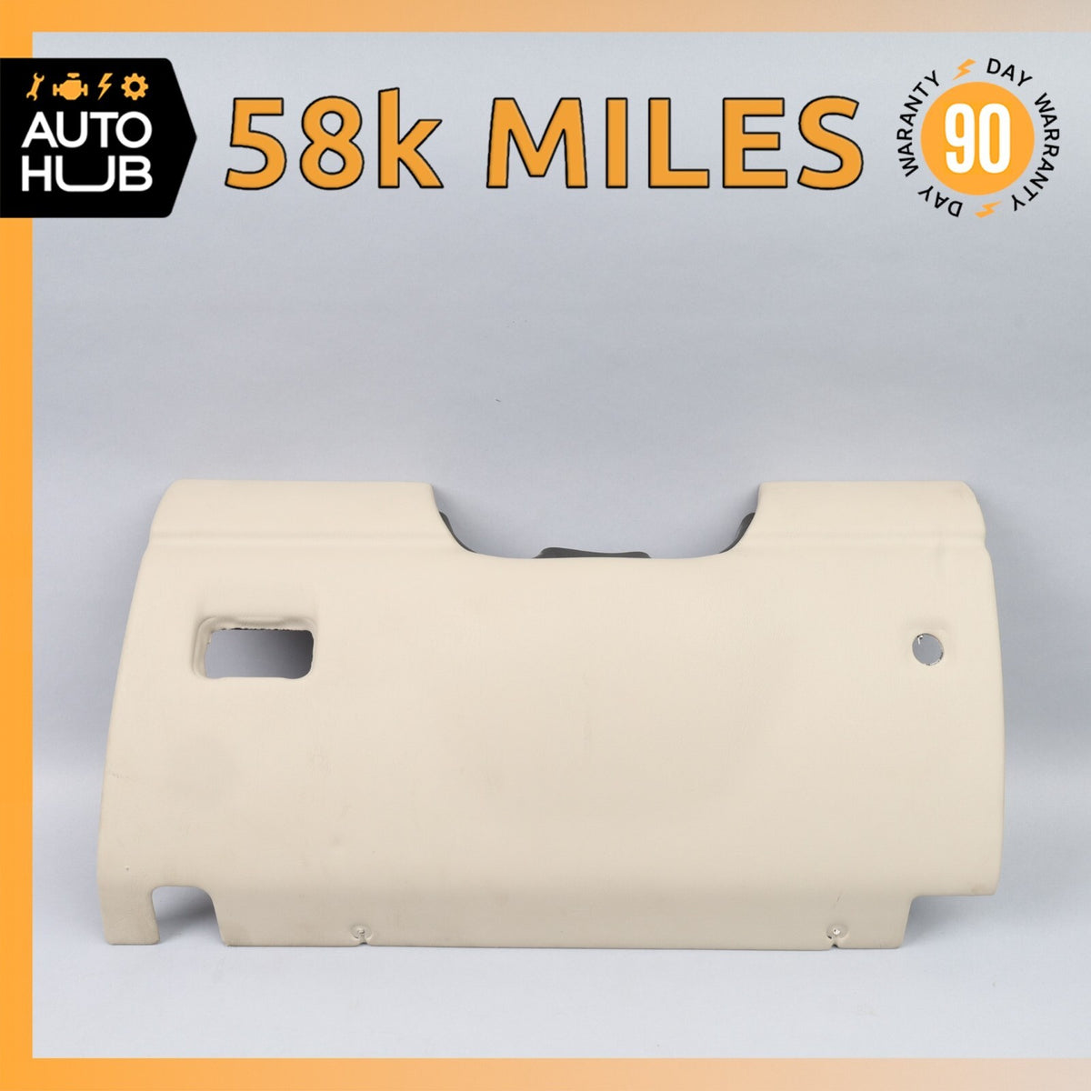 04-09 Cadillac XLR Dashboard Dash Left Side Lower Knee Trim Panel Beige OEM 58k - photo 1