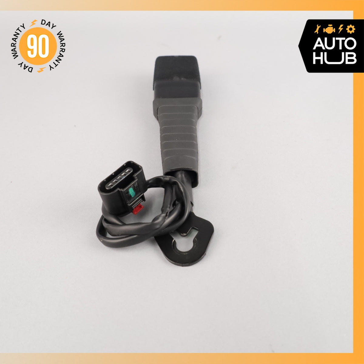 11-18 Porsche Cayenne 958 Front Right Seat Belt Buckle Black 7P0857756E OEM - photo 7