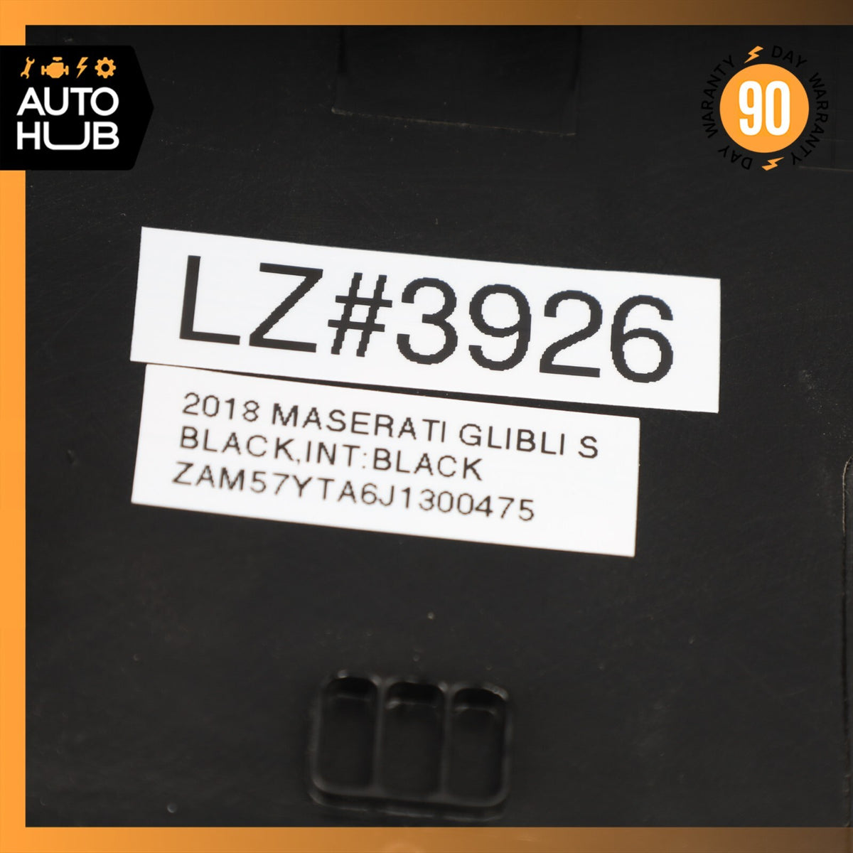 14-22 Maserati Ghibli SQ4 M157 Right Side Seat Cover Panel Trim Black OEM - photo 14