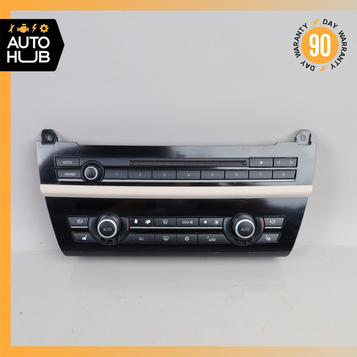 BMW F10 ActiveHybrid 5 550i AC A/C Automatic Heater Climate Control Switch OEM - photo 1