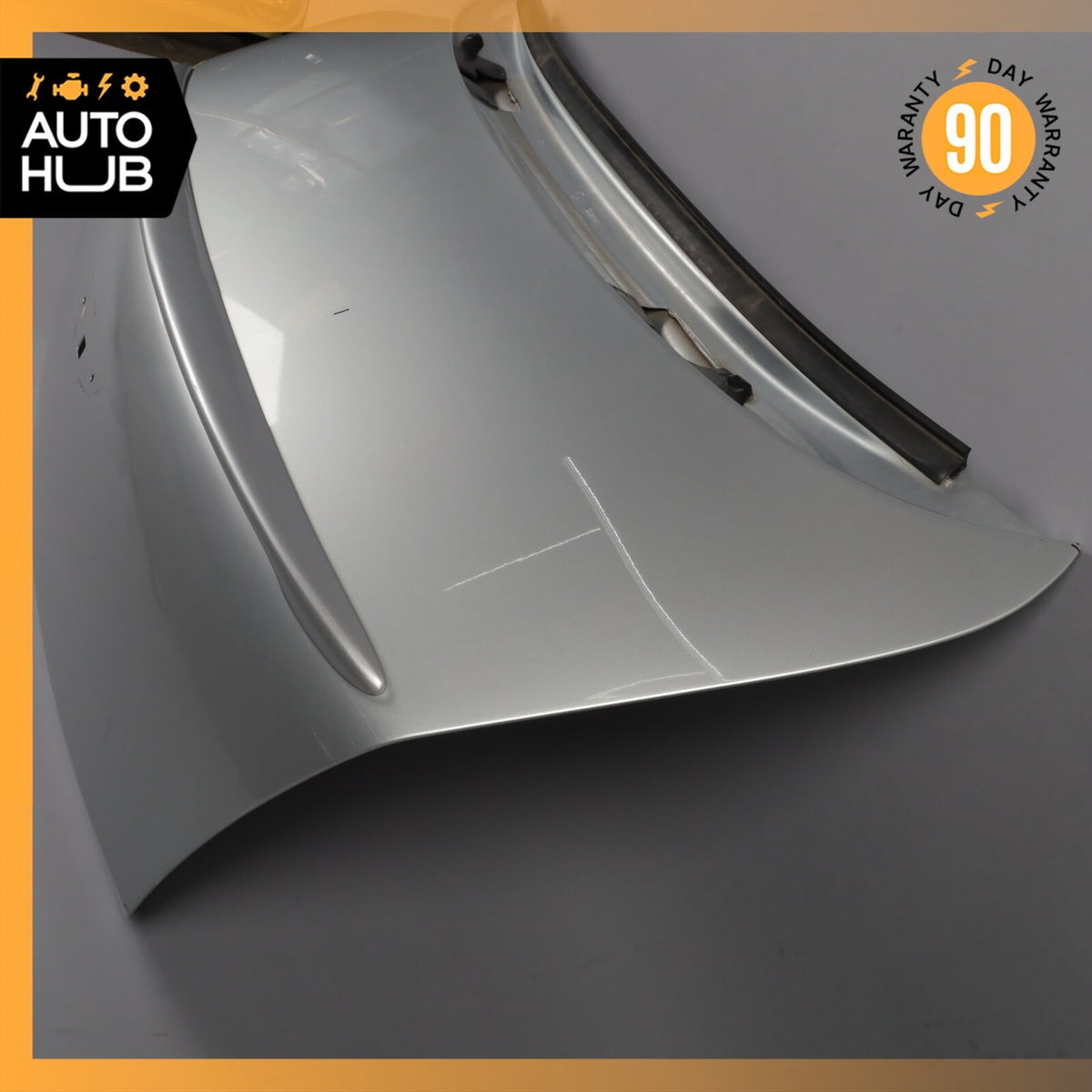 03-10 Bentley Continental GT Coupe Trunk Lid Panel Assembly Silver OEM - photo 16
