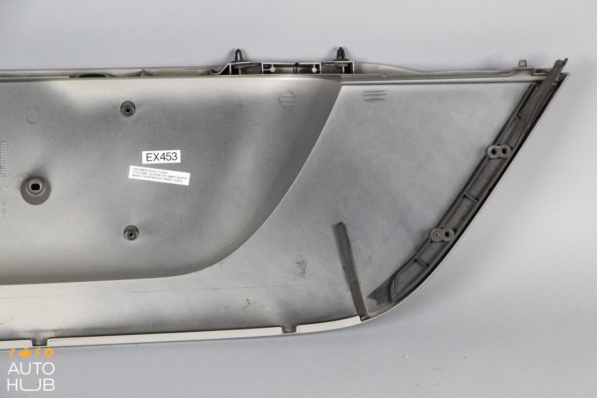 03-09 Mercedes W209 CLK500 CLK55 AMG Coupe Trunk Lid License Plate Holder OEM - photo 8