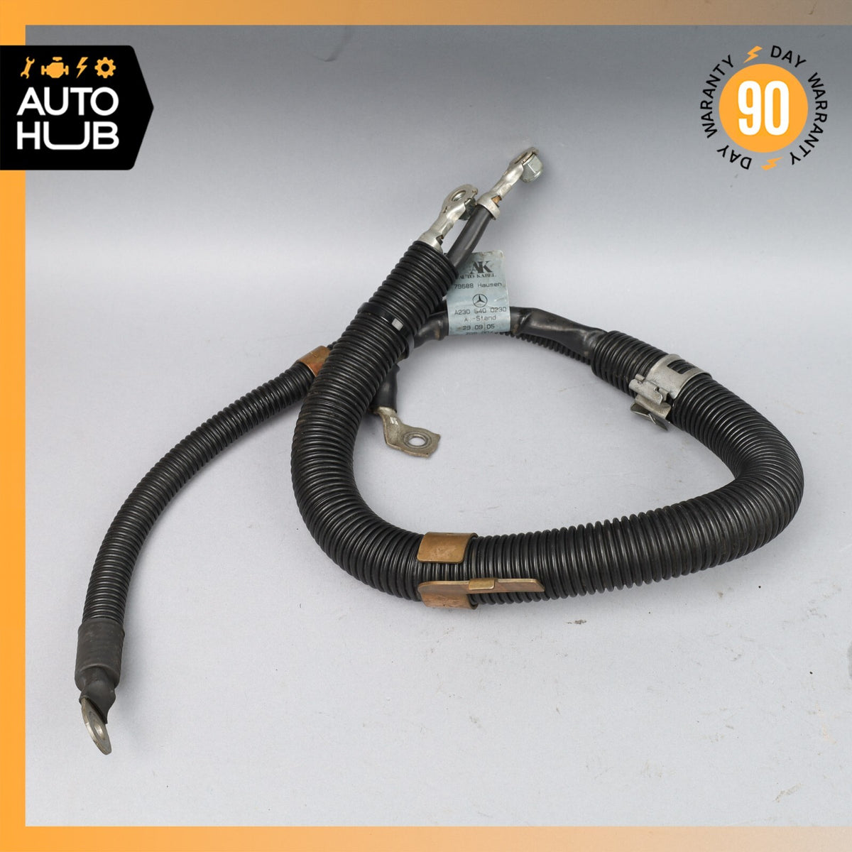 07-12 Mercedes R230 SL550 Starter to Alternator Cable Wire 2305400230 OEM - photo 7