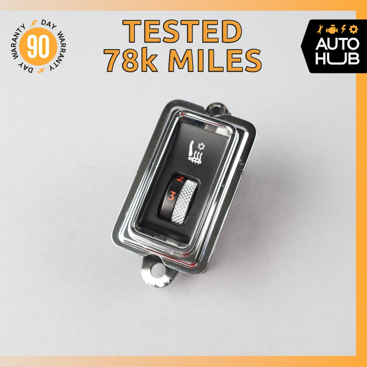 Bentley Continental Flying Spur Rear Right Seat Heating Control Switch OEM 78k - photo 1