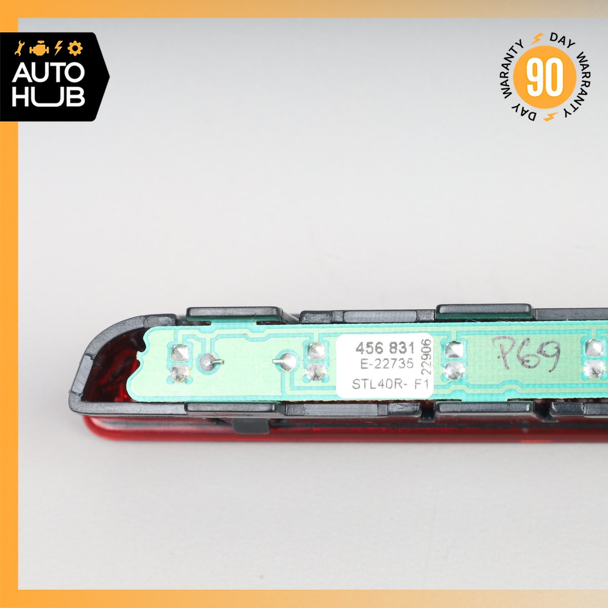 07-14 Mercedes W221 S600 CL550 S400 Rear 3RD Third Brake Stop Light Black OEM - photo 11