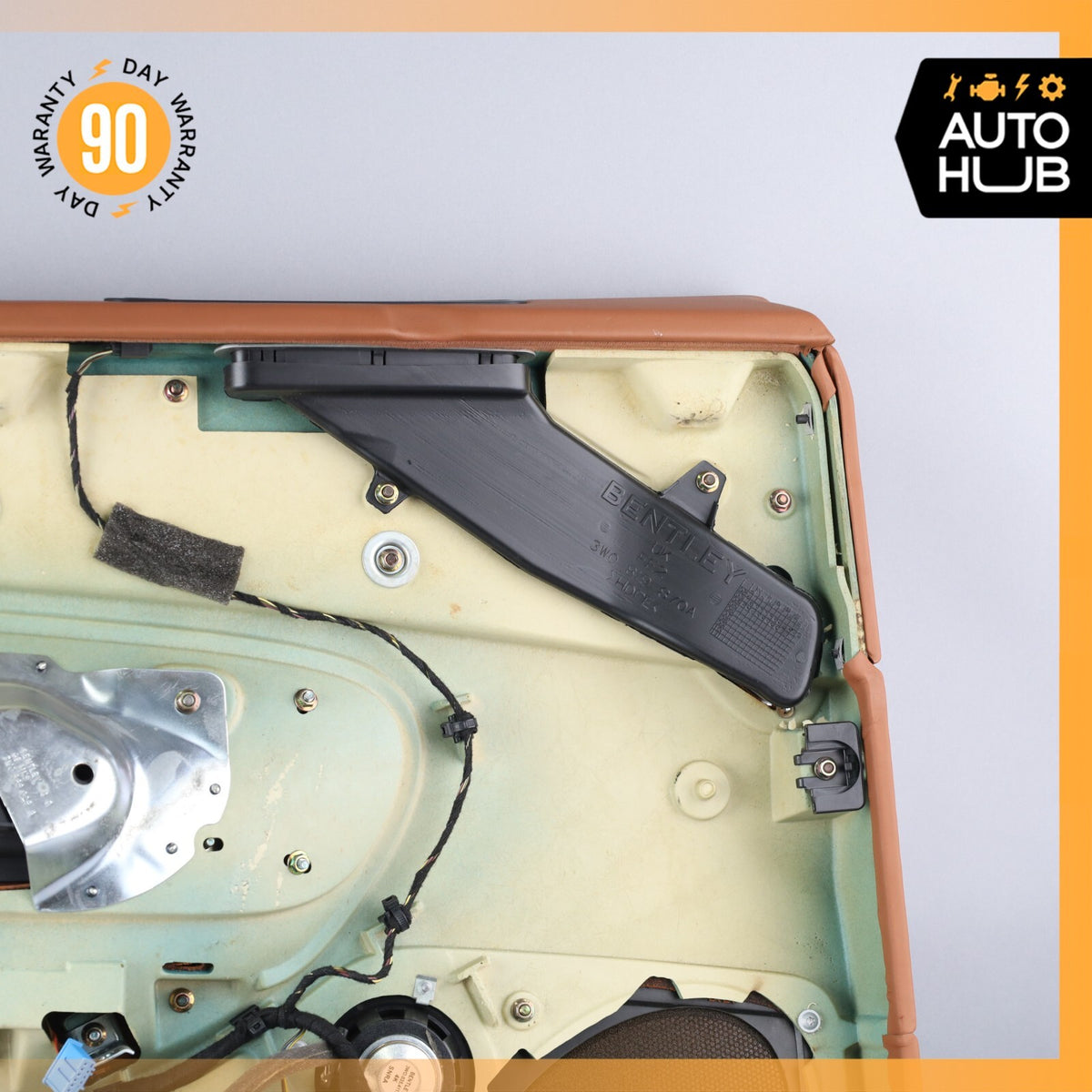 03-10 Bentley Continental GT Right Side Interior Door Panel Brown OEM 53k - photo 15
