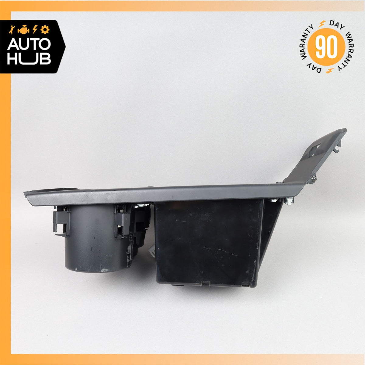 15-16 Porsche Macan 95B Center Console Cupholder Storage Compartment Black OEM - photo 8