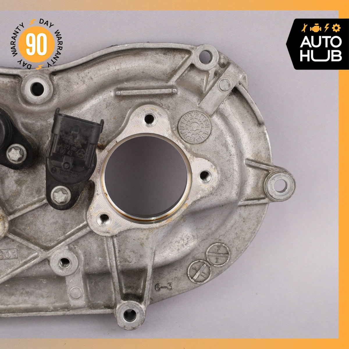 Mercedes W204 C300 S550 E350 Front Right Engine Timing Chain Cover Plate OEM - photo 4