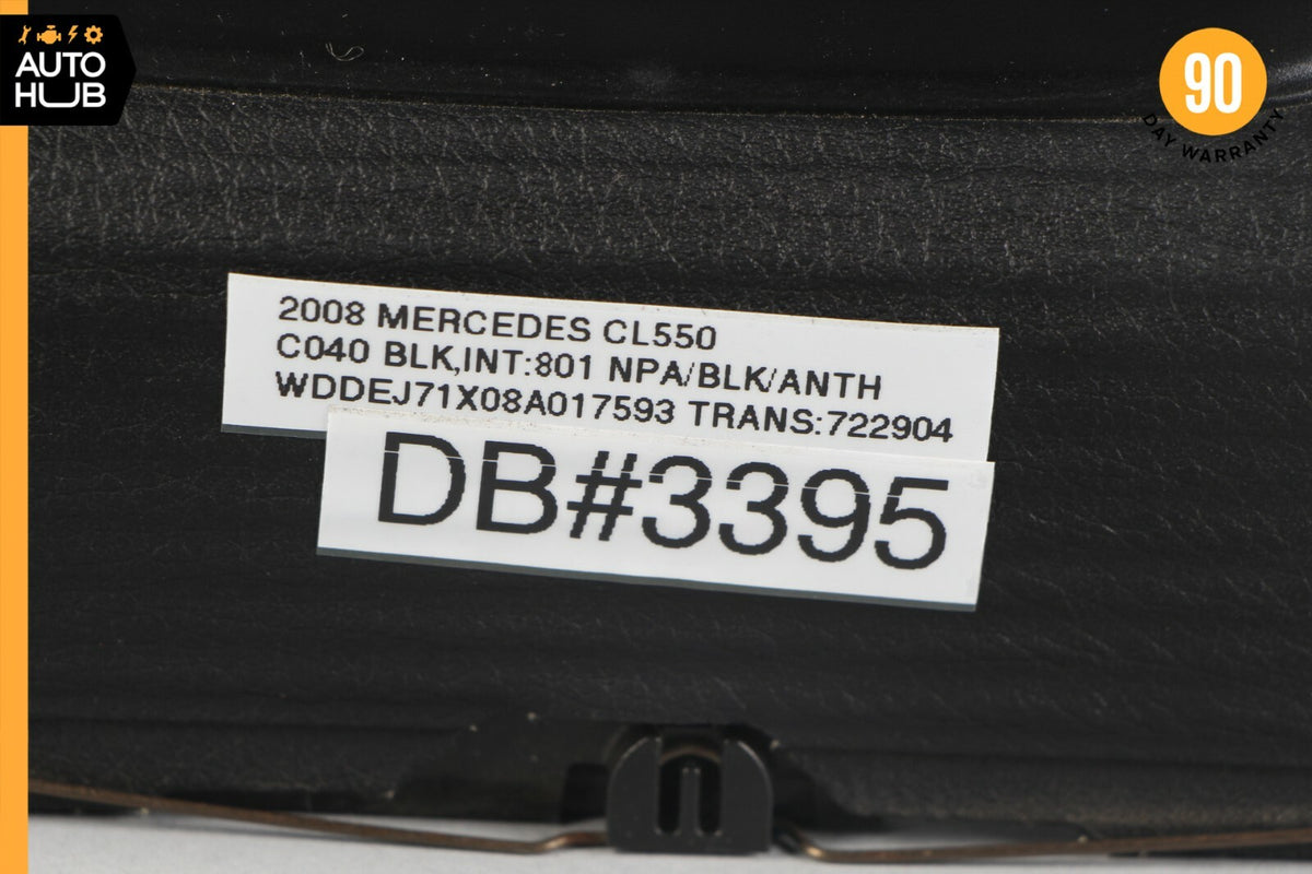 07-14 Mercedes W216 CL550 Steering Column Trim Shroud Cover Black 2214620195 OEM - photo 9