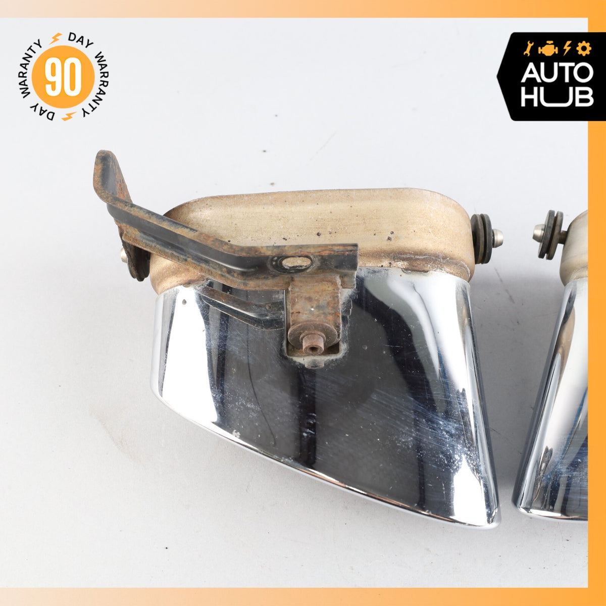Bentley Continental GT GTC Exhaust Muffler Tips Left and Right Set OEM 73k - photo 12