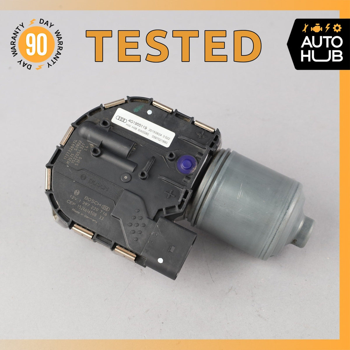 Audi C7 A6 S7 Front Windshield Wiper Adjustment Motor 4G1955119 OEM - photo 1