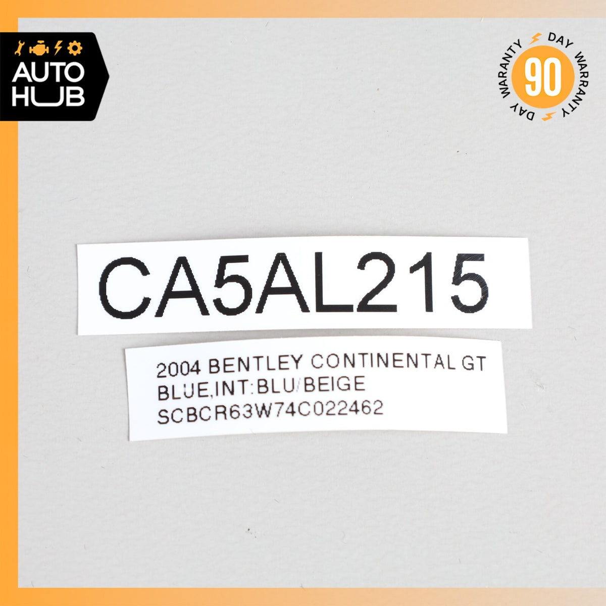 03-07 Bentley Continental GT GTC Front Left Acceleration Sensor Module Unit OEM - photo 9