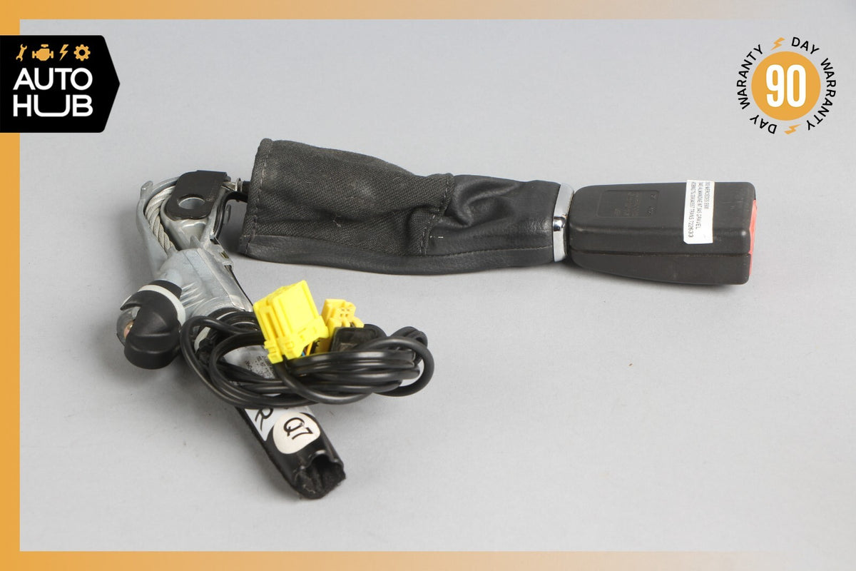 03-06 Mercedes W220 S500 S350 Seat Belt Buckle Seatbelt Front Right Black OEM - photo 6