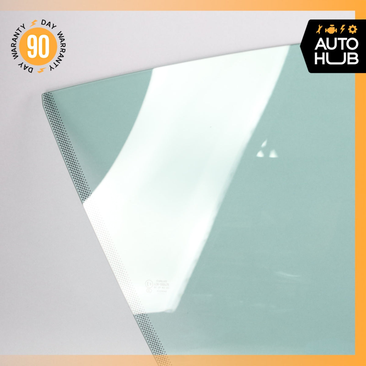 06-17 Aston Martin V8 V12 Vantage Coupe Front Right Side Door Window Glass OEM - photo 3