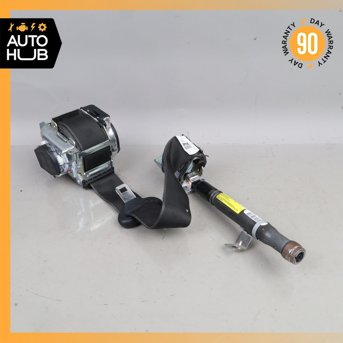 14-17 Mercedes W222 S65 AMG S600 S450 Seat Belt Rear Left Driver Side Black OEM - photo 2