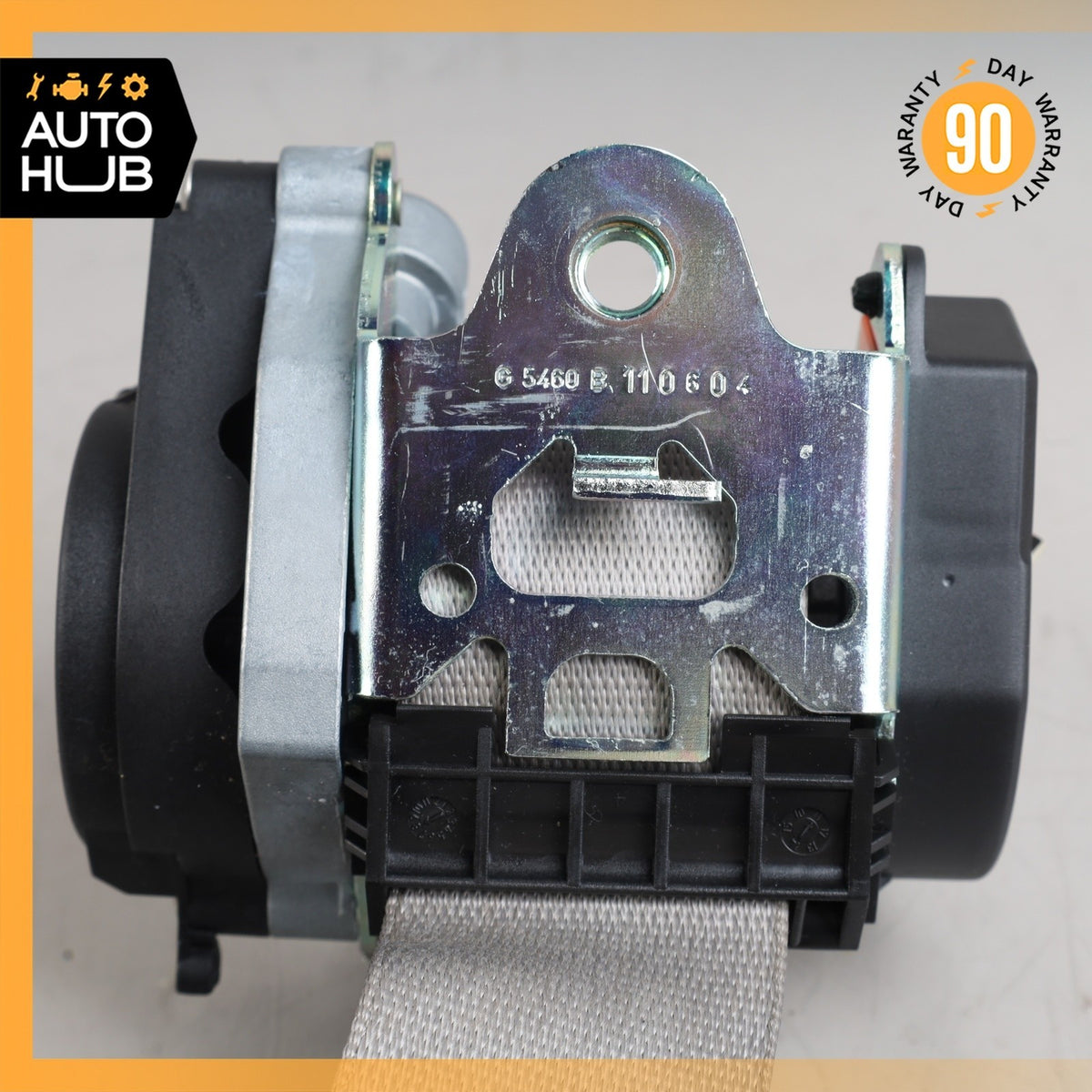 11-16 BMW F10 550i 528i 535i Front Right Seatbelt Seat Belt Gray 7241752 OEM - photo 10