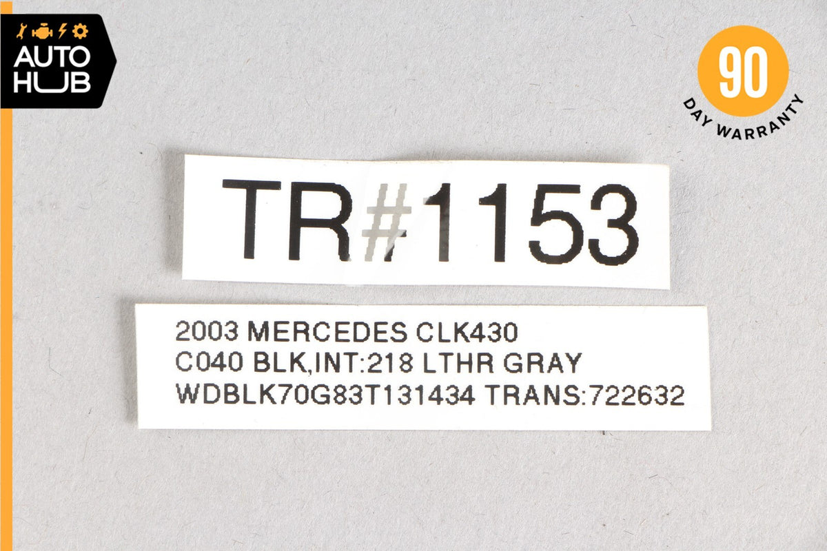 96-04 Mercedes W208 CLK430 SLK320 Front Pad Wear Sensor Wiring 2025400634 OEM - photo 8