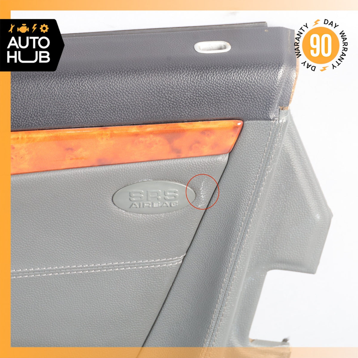 03-06 Mercedes R230 SL500 SL55 Right Side Interior Door Panel Charcoal OEM - photo 2