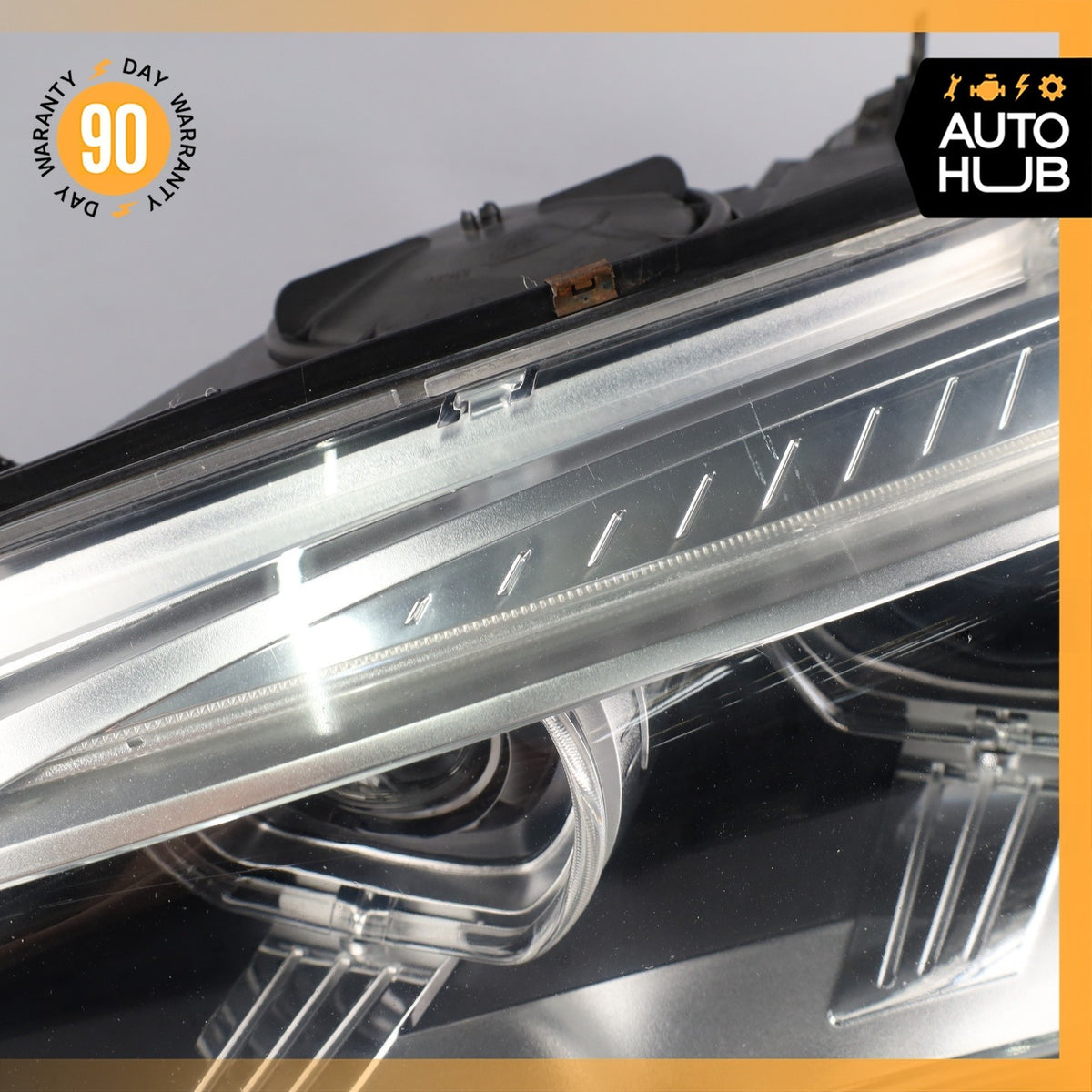 14-19 BMW F15 X5 X6M Left Driver Side Xenon HID Headlight Lamp 7424177  OEM - photo 9