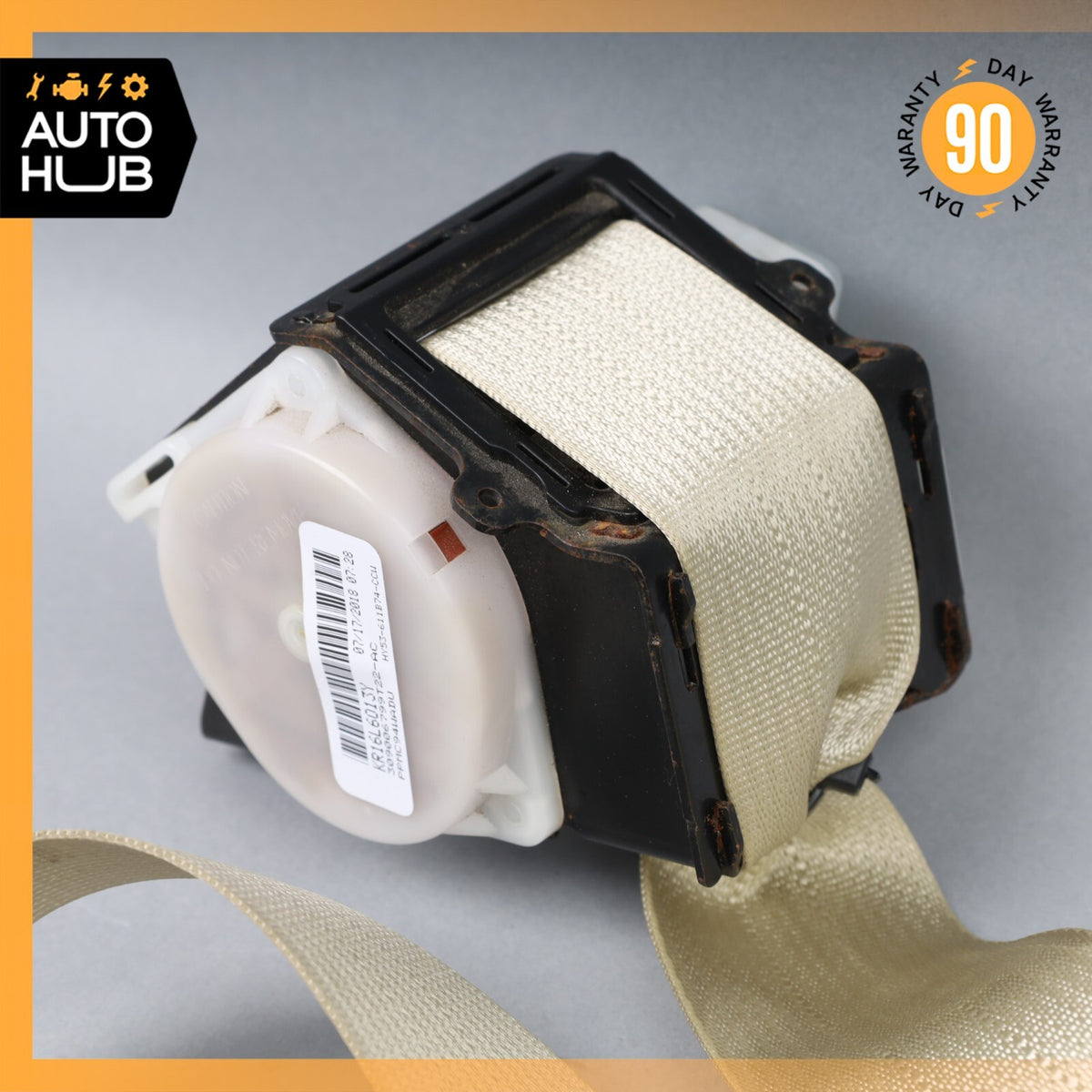 19-23 Aston Martin DB11 Rear Right Passenger Side Seat Belt OEM 7k - photo 6