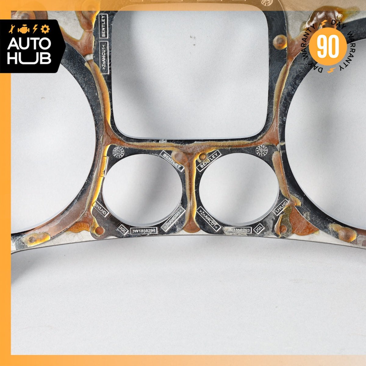 03-13 Bentley Continental GT GTC Dash Panel Speedometer Bezel Trim Wood OEM 31k - photo 14