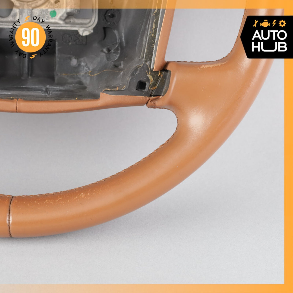 03-10 Bentley Continental Flying Spur GT GTC Driver Steering Wheel Brown OEM 58k - photo 5