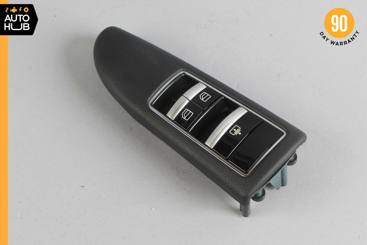 10-13 Mercedes W221 S400 S550 Rear Left Driver Window Control Switch Black OEM - photo 1