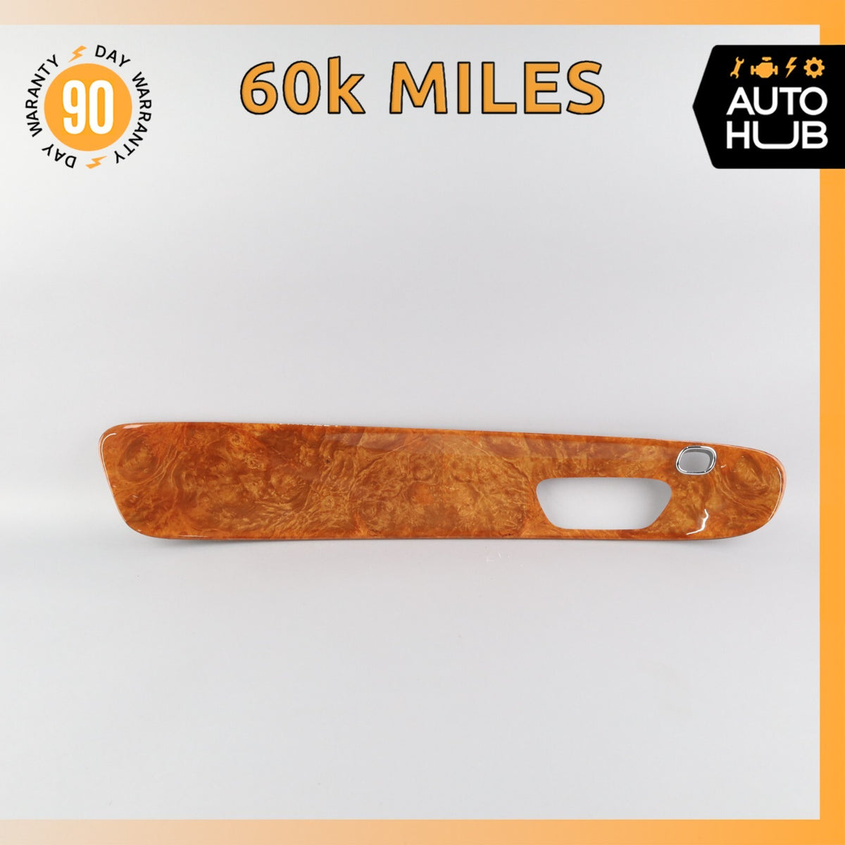 07-11 Bentley Continental GTC Front Left Side Door Panel Trim Panel Wood OEM 60k - photo 1