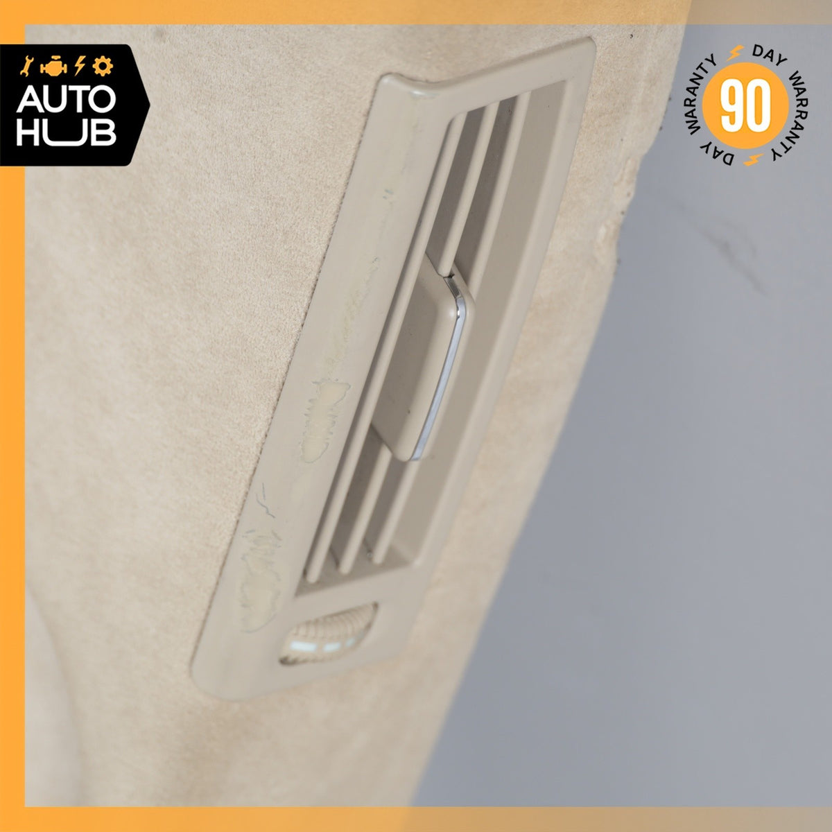 07-13 Mercedes W221 S600 S63 AMG Right Side B-Pillar Cover Trim Suede OEM - photo 7
