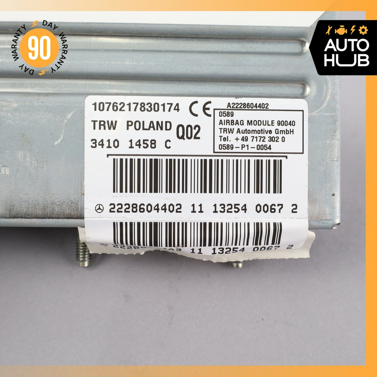 14-17 Mercedes W222 S550 S600 S550e Quarter Airbag Air Bag Rear Right Side OEM - photo 9