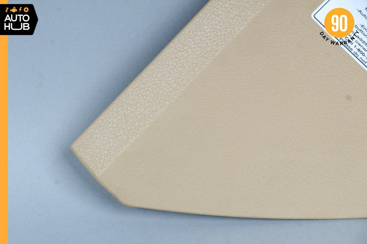 03-09 Mercedes W211 E320 E500 Left Side Dashboard Trim Cover Panel Beige OEM - photo 4