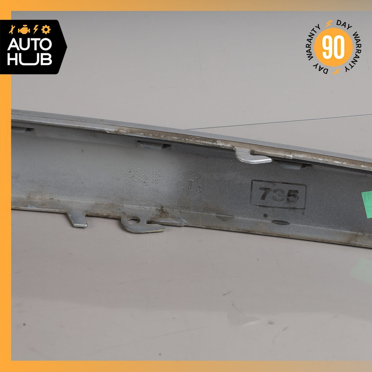 03-06 Mercedes W211 E320 E500 E55 AMG Front Left Side Bumper Molding Trim OEM - photo 8