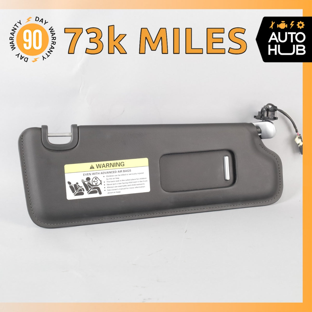 03-18 Bentley Continental GT GTC Flying Spur Right Sun Visor Shade Sunvisor OEM - photo 1