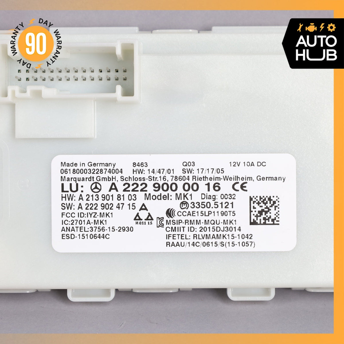 Mercedes W213 E300 Keyless Go Entry Control Module Unit OEM - photo 8