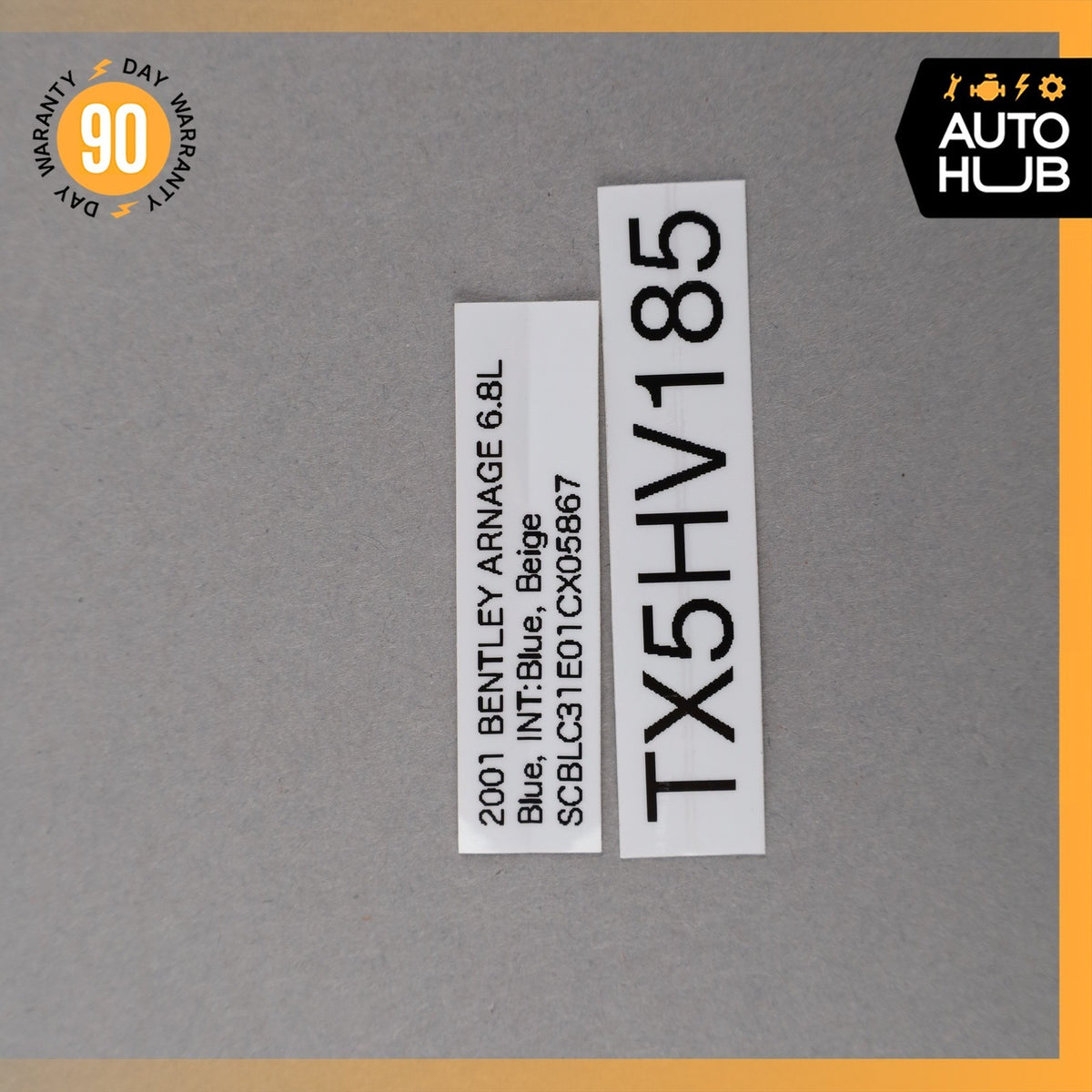 00-02 Bentley Arnage / RR Seraph Front Right Quarter Upper A Pillar Beige OEM - photo 17