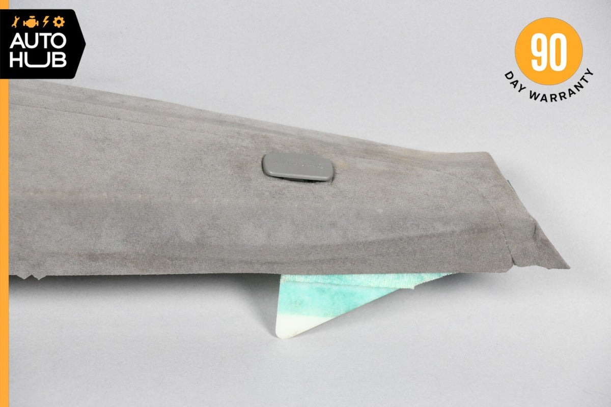 07-13 Mercedes W221 S600 S550 S450 Right Side C-Pillar Cover Trim Suede Gray OEM - photo 5