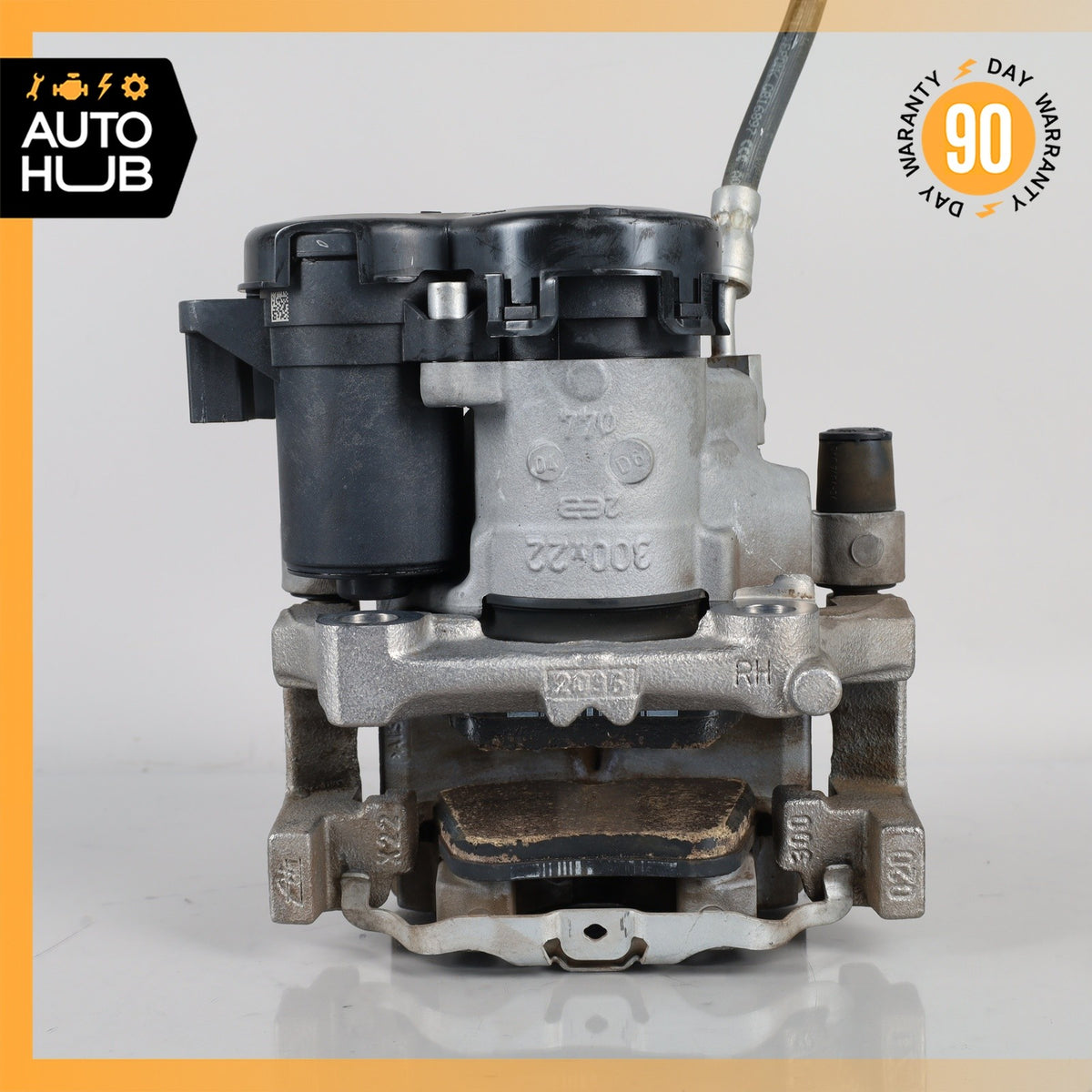 Mercedes W205 C300 C350e Rear Brake Caliper Calipers w/ Actuator Set OEM 57k - photo 10