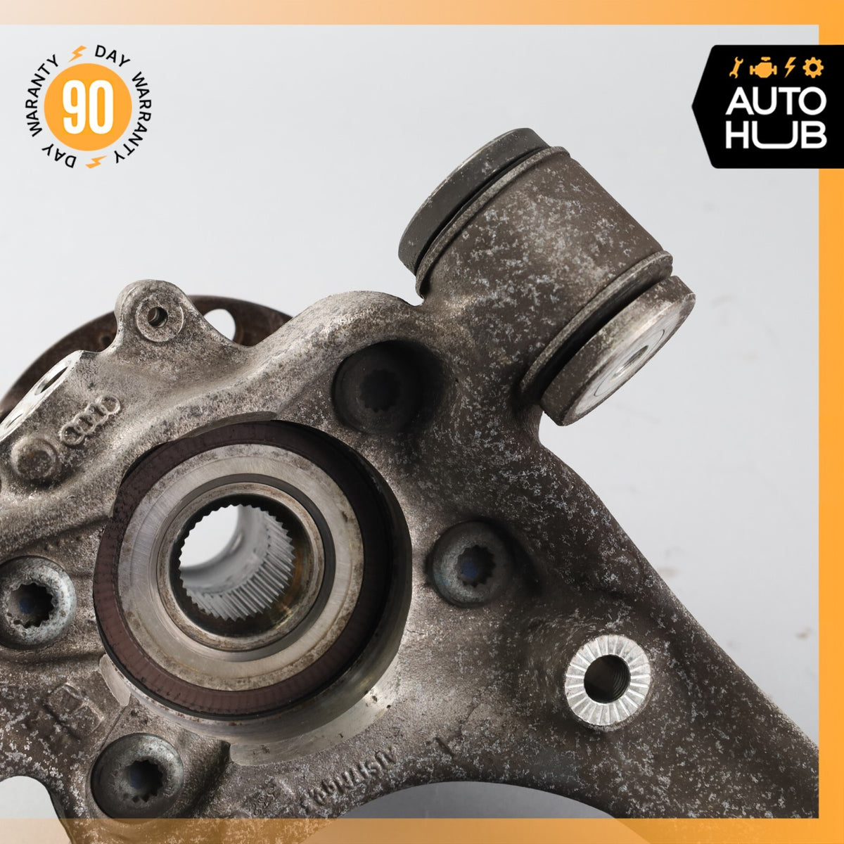 03-13 Bentley Continental Flying Spur Rear Left Side Spindle Knuckle Hub OEM 58k - photo 8