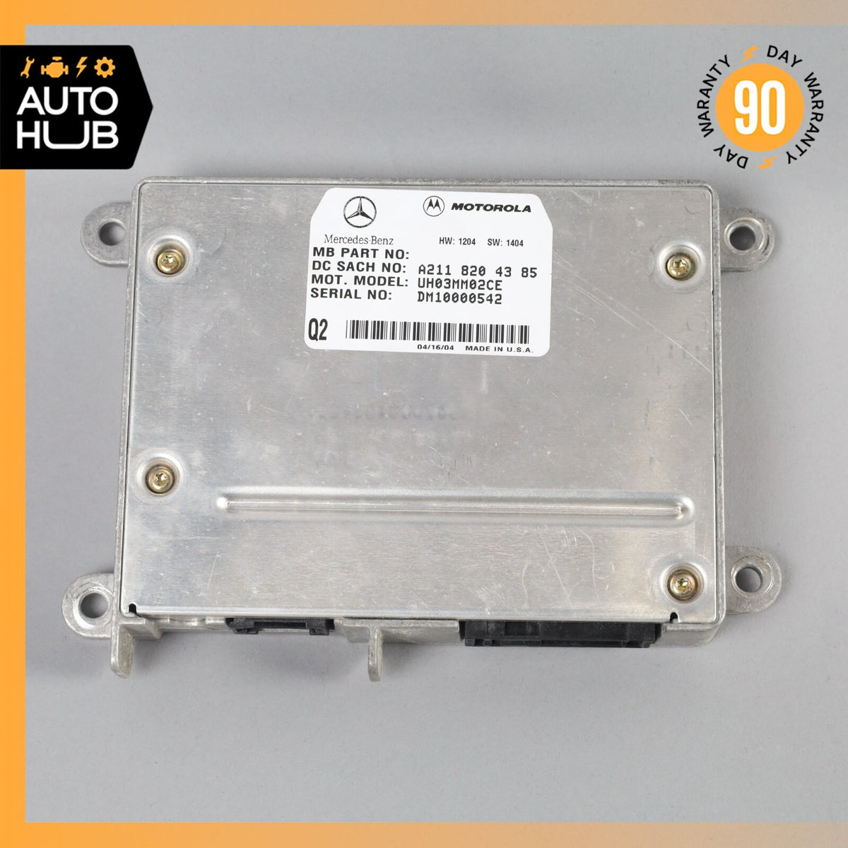 03-11 Mercedes R230 SL500 E55 AMG Motorola Bluetooth Communication Module OEM - photo 1